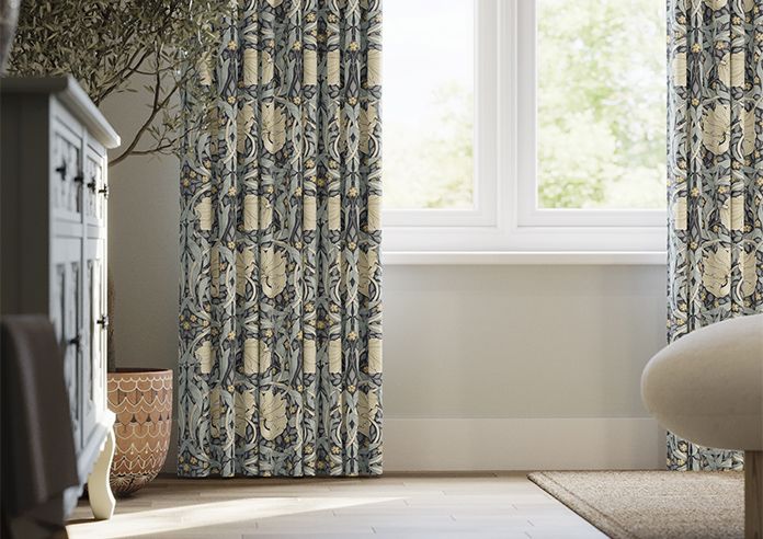 William Morris At Home Pimpernel, Indigo - Made to Measure Curtains - Image 5